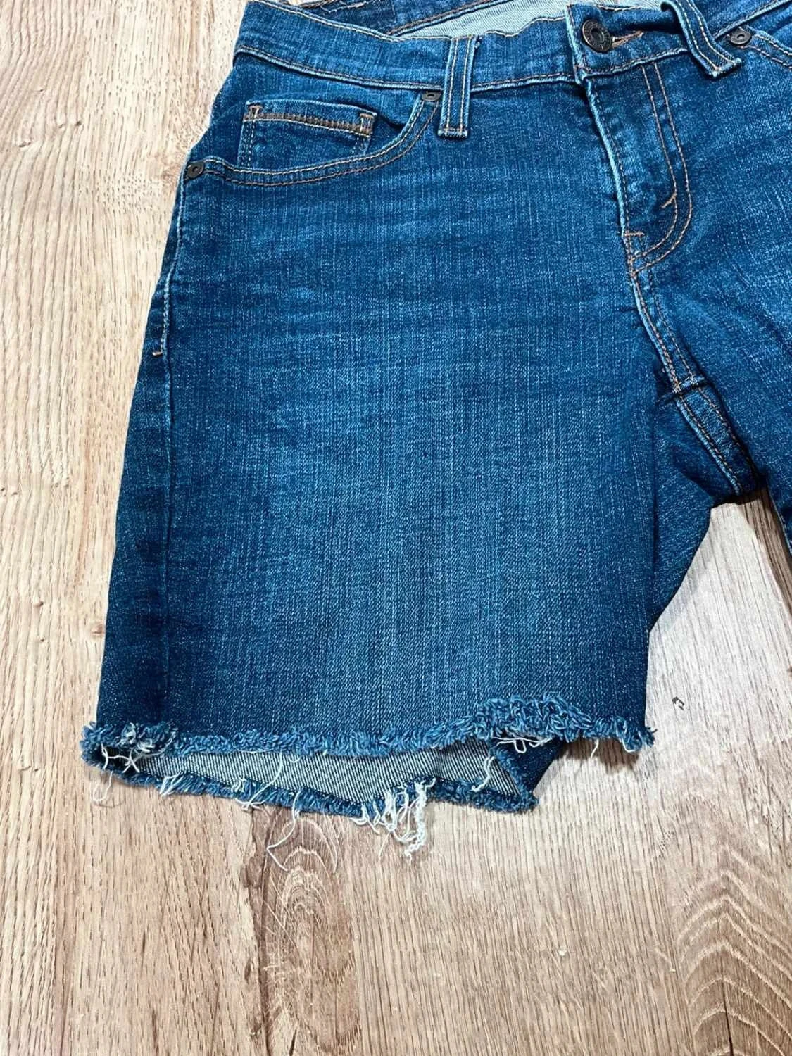 Short en jean Levi's 529 Curvy Boot Cut Femme Vintage 99% Coton Bleu foncé Slv023 – photo 5
